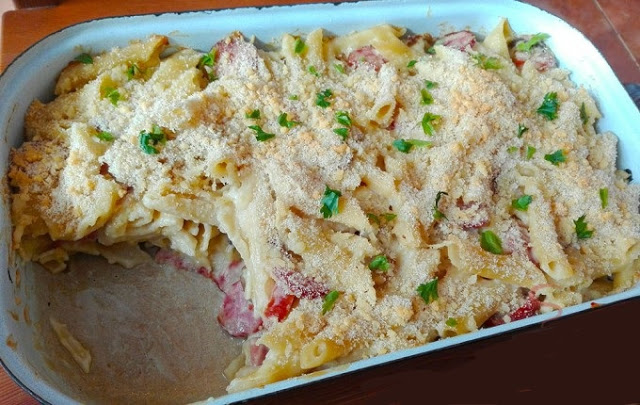 Zwei-Käse-Nudelauflauf Zwei-Käse-Nudelauflauf