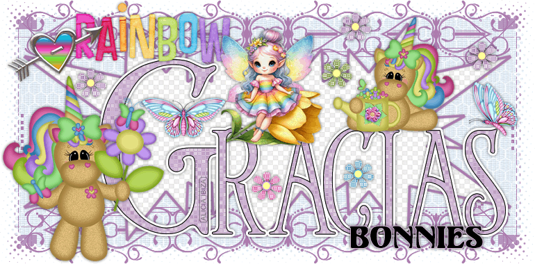 Gracias Over the Rainbow bonnies
