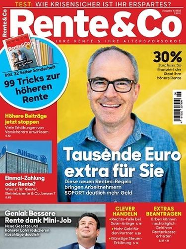 Cover: Rente und Co Magazin No 06 2022
