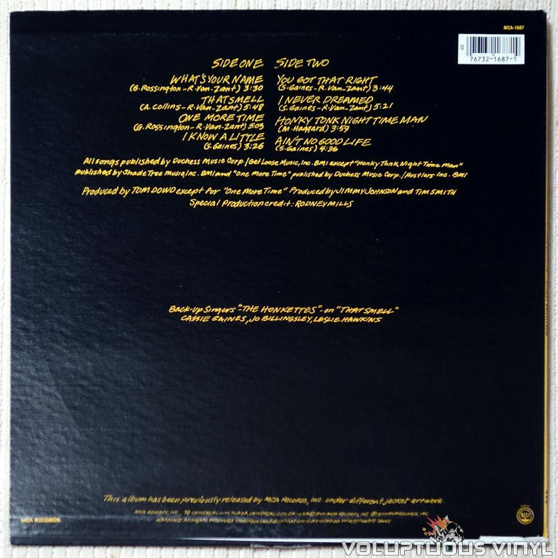 Lynyrd Skynyrd - Street Survivors 1977 front back album cover