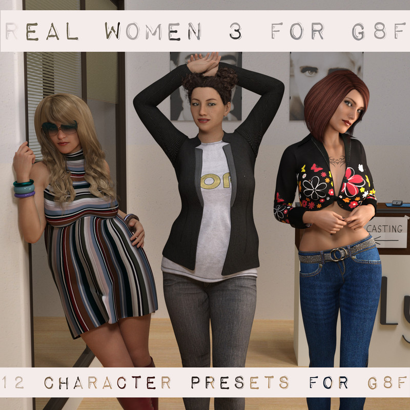 Real Women 3 for G8F Real Women 3 for G8F