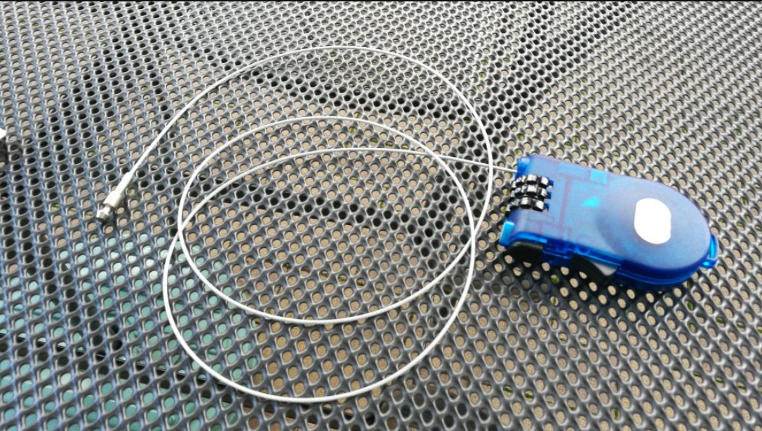 Extendable Wire Security Cable Lock Anti Theft Rope 3Digit Password Padlock NMBX