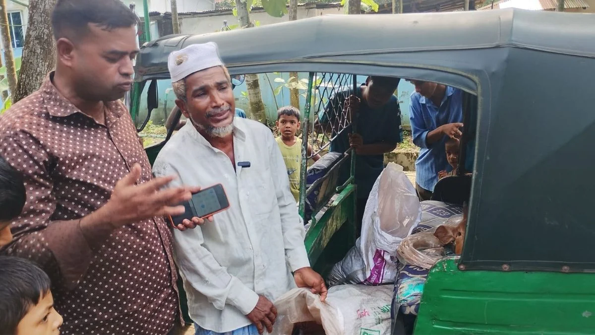 চোরাই গরু জবাই করে মাংস নিয়ে পালানোর সময় আটক ১