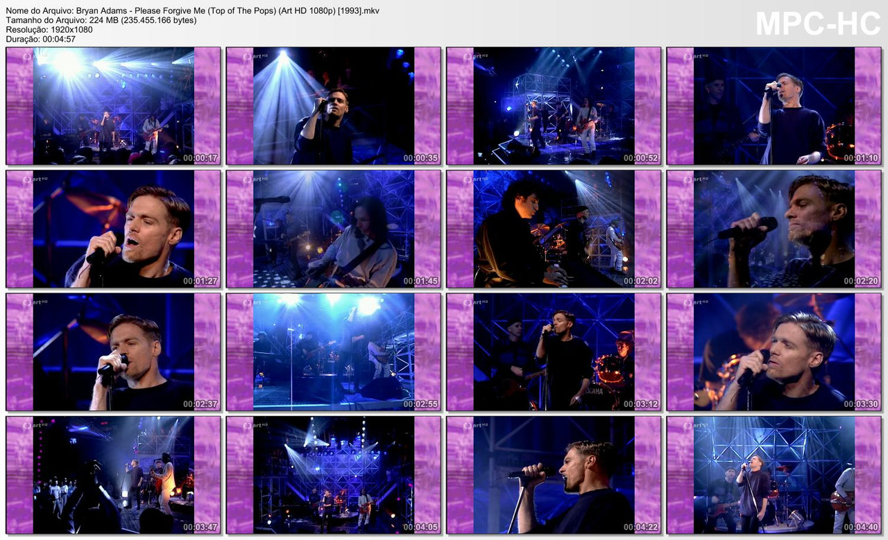 Bryan Adams - Please Forgive Me (Top of The Pops) (Art HD 1080p) [1993]