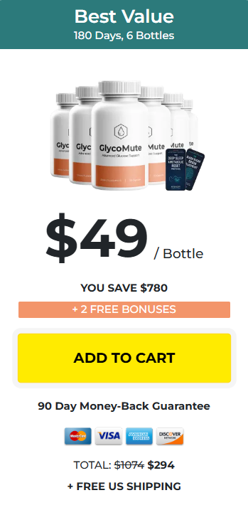 6 BOTTLES - 6 meses de suprimento - BEST VALUE