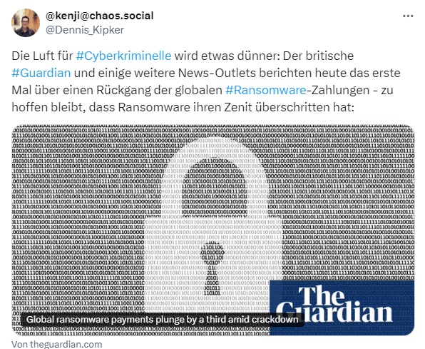 Ransomware-Zahlungen 2024