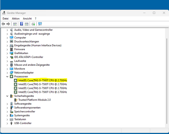 Windows CPUs