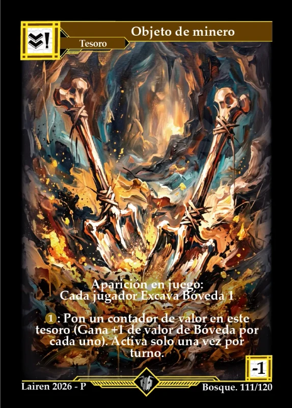 OBJETO DE MINERO