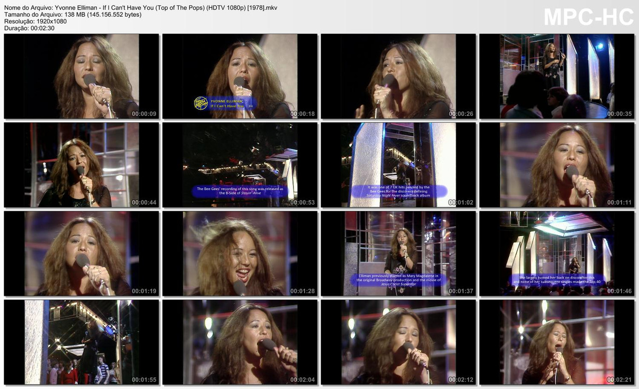 Yvonne Elliman - If I Can't Have You (Top of The Pops) (HDTV 1080p) [1978]