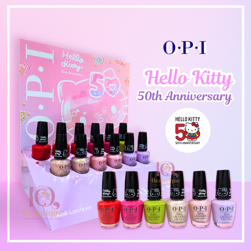 OPI Hello Kitty 50th Anniversary Nail Lacquer LIMITED 6 COLORS *Pick Any* - Picture 1 of 11