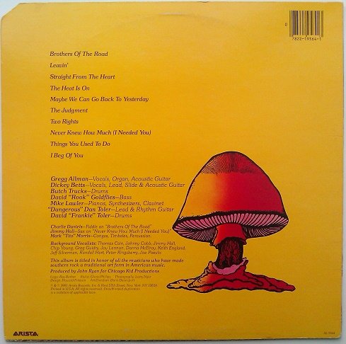 The Allman Brothers Band - Brothers Of The Road (1981) [Vinyl Rip 24/192] Lossless+MP3