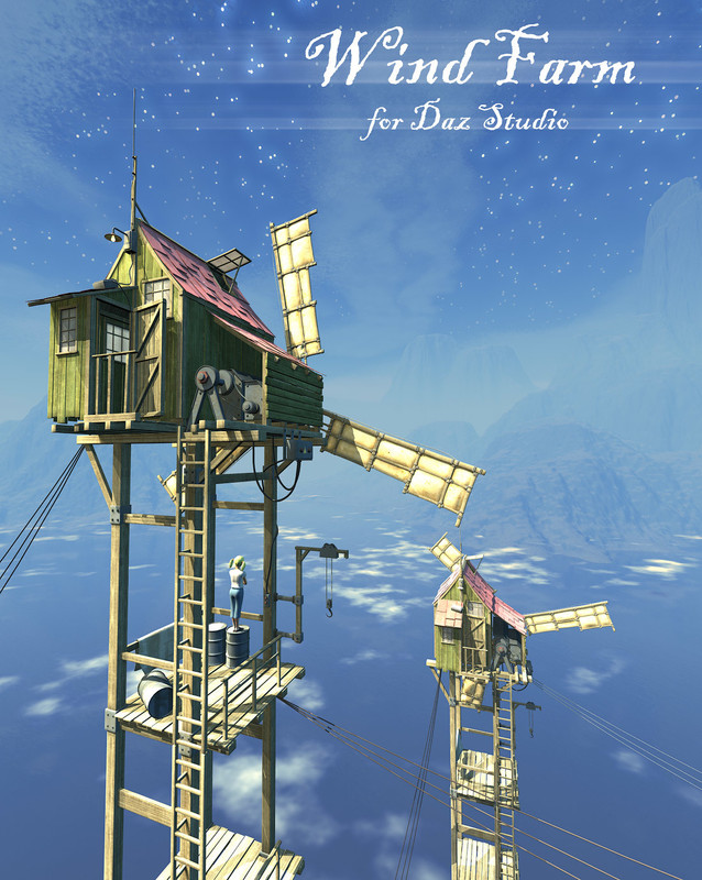 Wind Farm for Daz studio