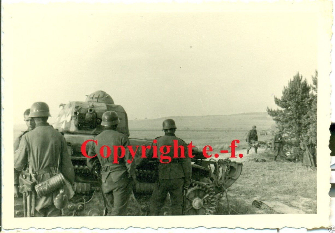 FOTO - 3.Panzer.Aufkl.Abt. - PANZER - Französisc