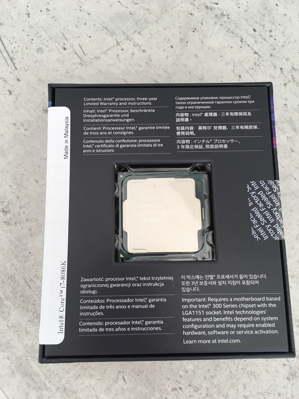 [Vendu] processeur Intel Core i7 8086k neuf scellé dans son emballage IMG-0193