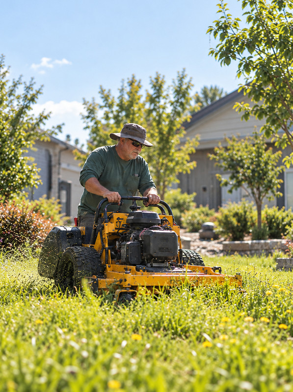 Lawn care professional