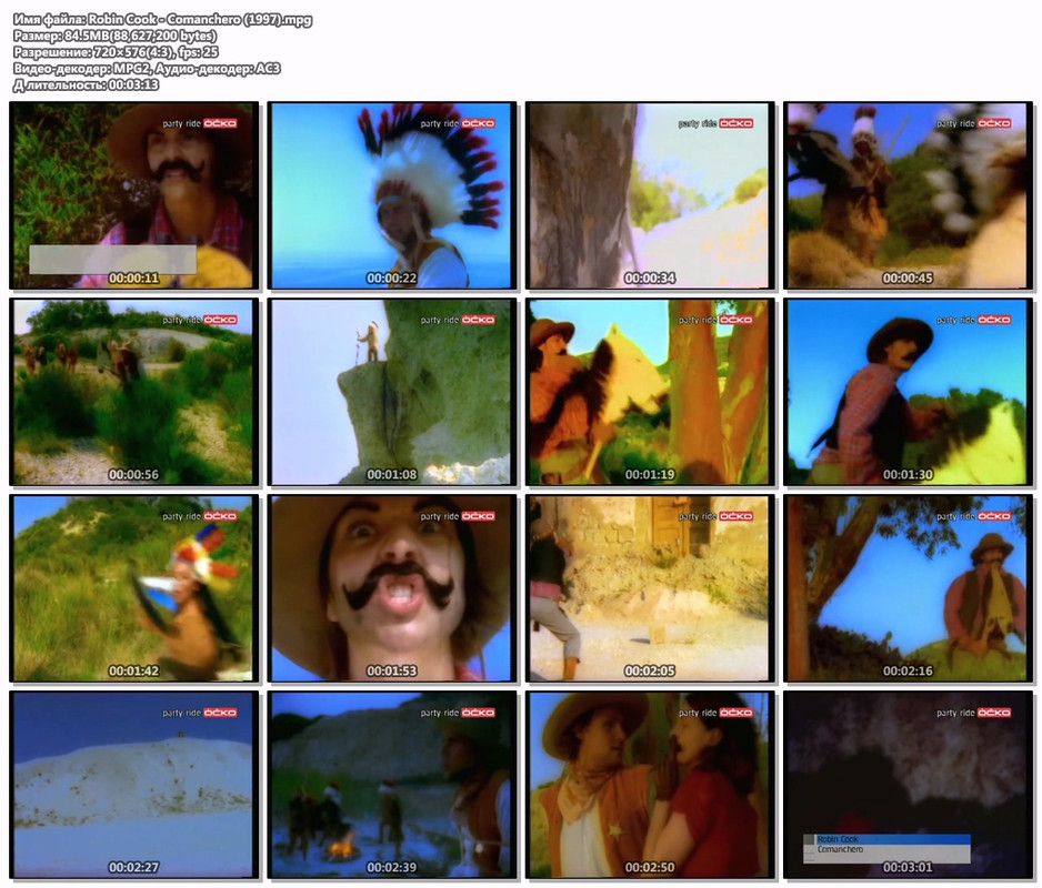 Robin Cook - Comanchero (1997).mpg