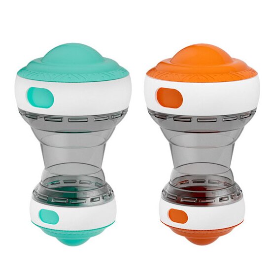 2-Pack green and orange Interactive Feeder Toy for Dogs and Cats with Slow Feeding Design, Durable ABS Material – Ideal for Mental Stimulation and Healthy Eating Habits