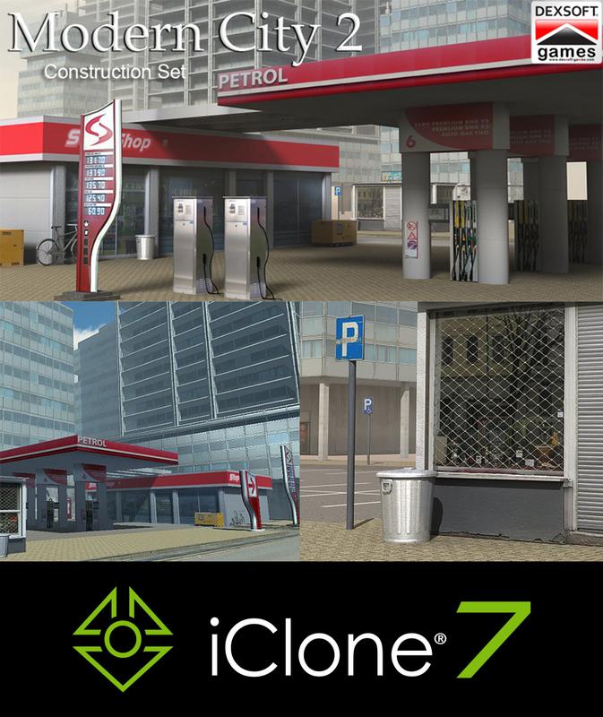 iClone Pack: Modern City 2 iClone Pack: Modern City 2