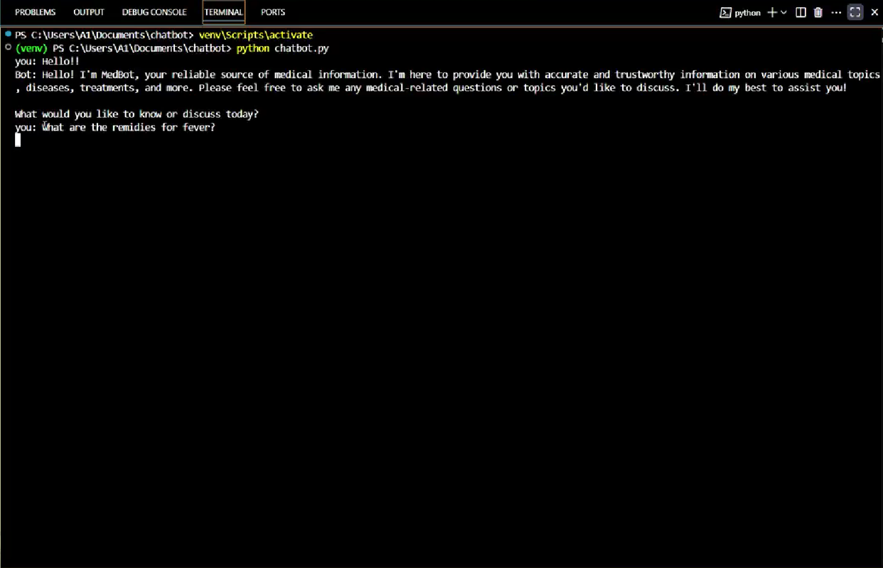 Medical Chatbot