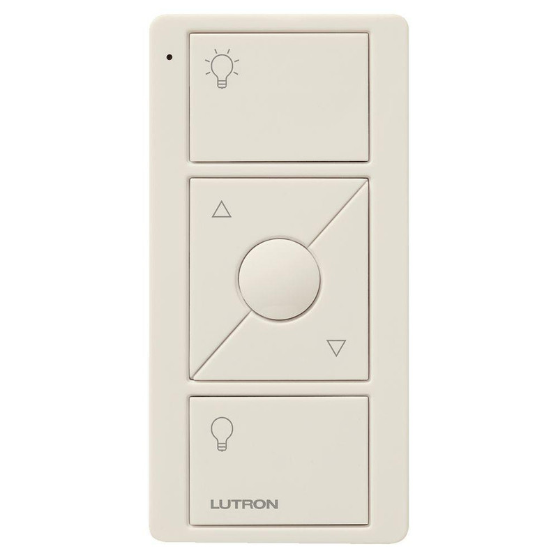 Control Remoto Lutron Pico 3 Botones con Subir/Bajar y Favorito para Caséta - PJ2-3BRL-LA-L01R