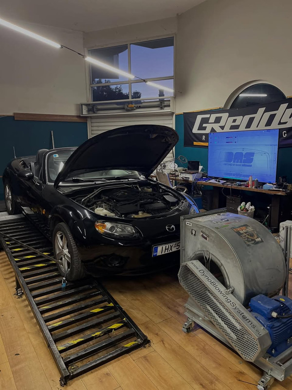 MX5 NC Stage 1 Dyno Graph DMS Tuned
