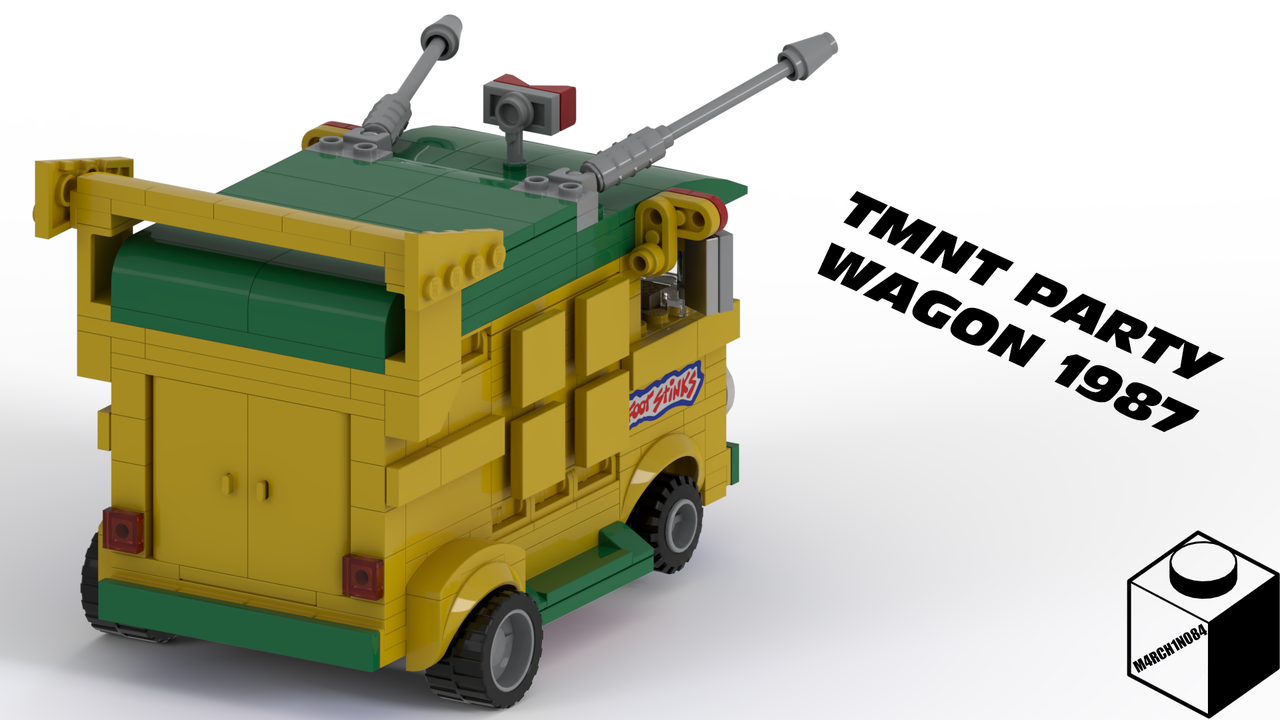 lego ninja turtle van