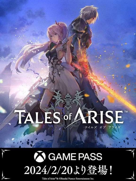 Xbox Game Pass: Tales of Arise ya disponible 
