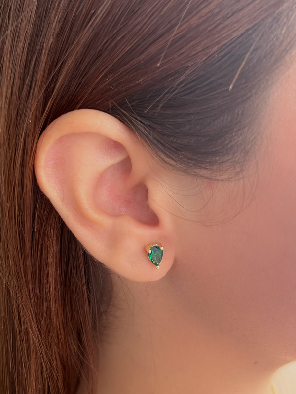 TOPO GOTA CIRCON VERDE 5X8MM