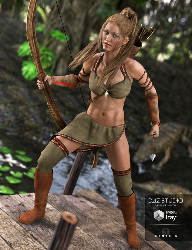 Jungle Goddess For Genesis 3 Female (reupload)