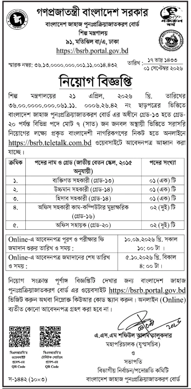 BSRB-Job-Circular-2026