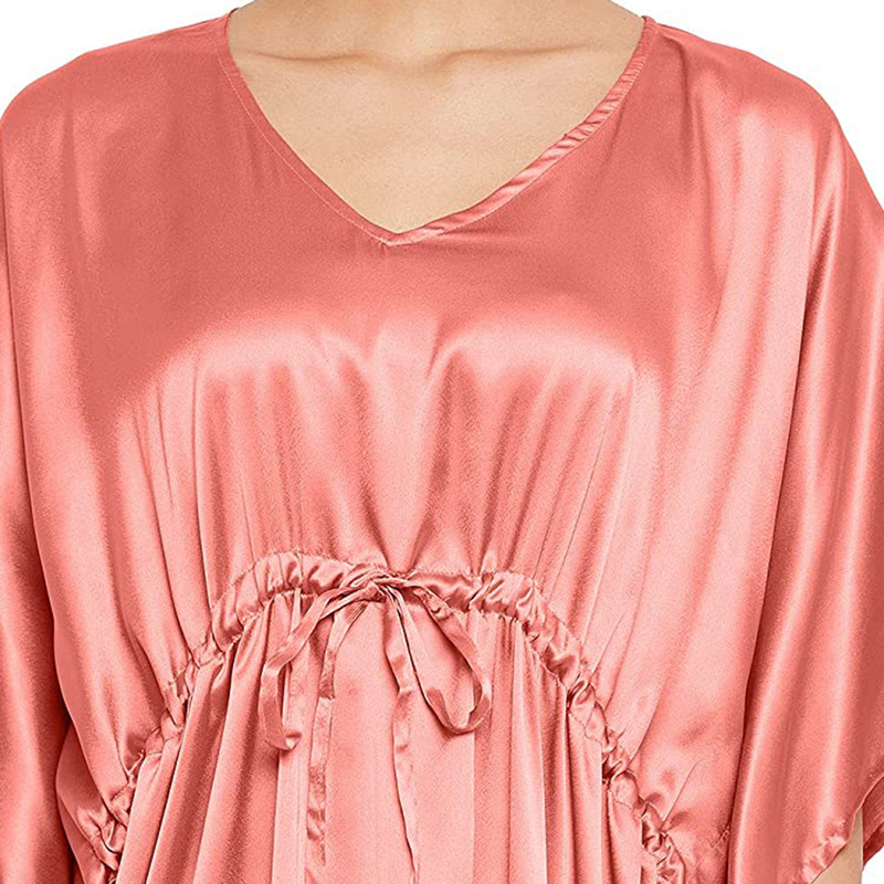 Women Satin Silk Nightdress Lingerie Sleepwear Nightgown Maxi Robe Loungewear - Picture 61 of 125