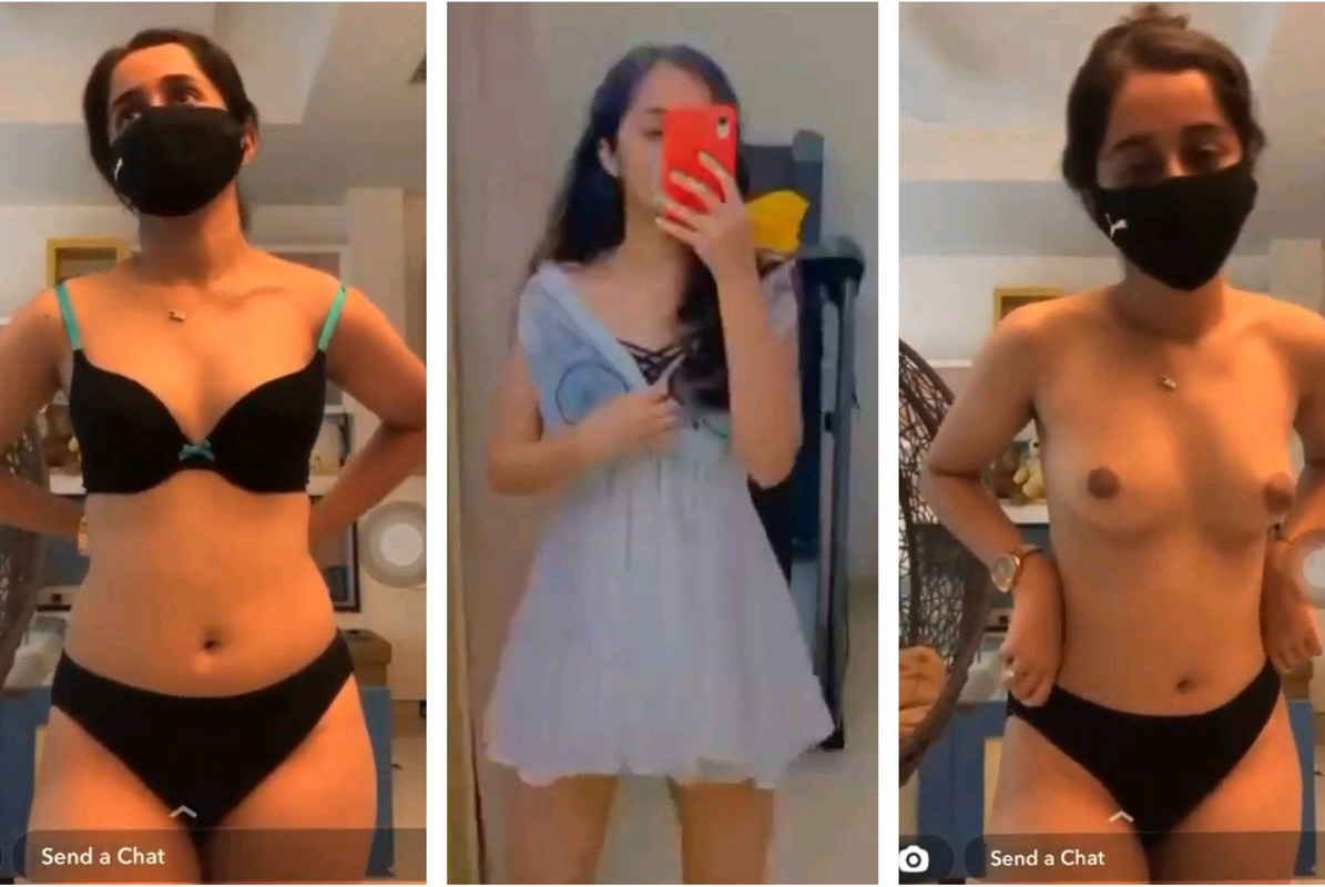 Desi Slim Girl Showing Cute Boobs Snapchat Videos Leaked Latest viral video