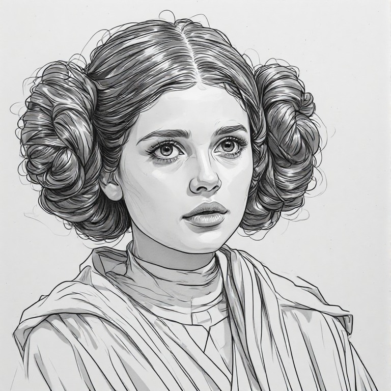Princess-Leia-Line-drawing-nat-(13)
