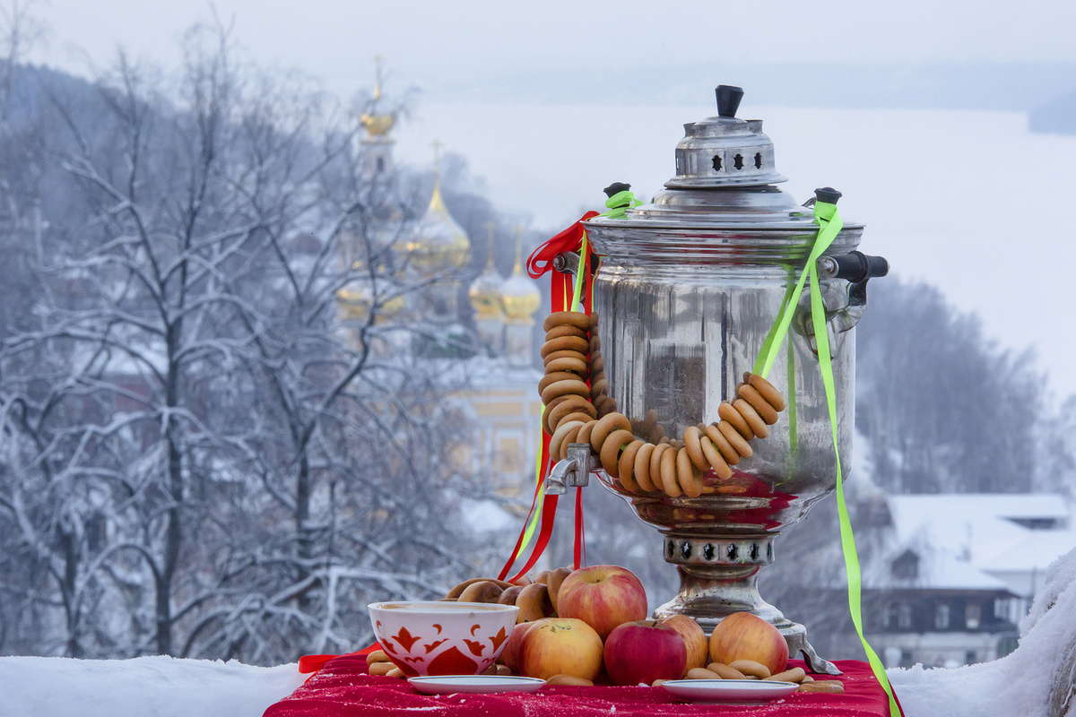 Зимнее утро блинчик