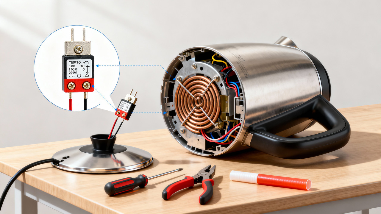 Замена термопредохранителя в чайнике