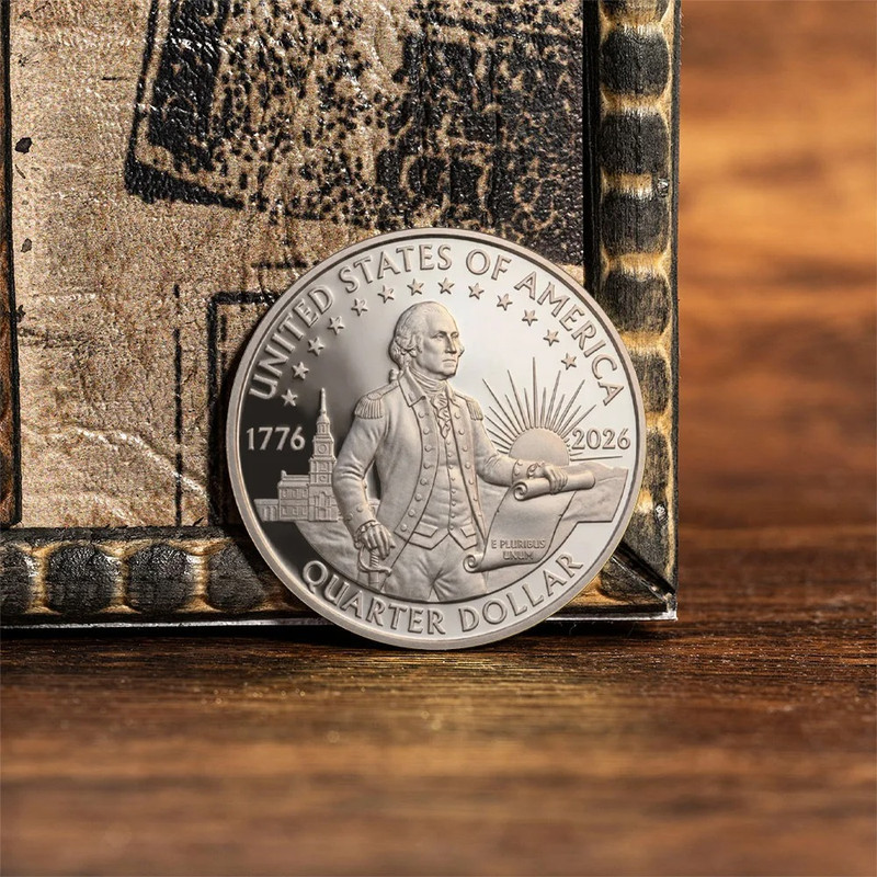 1776–2026 America 250th Anniversary Commemorative Washington Coin
