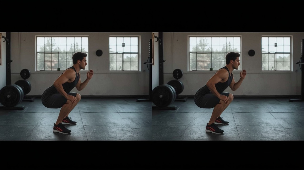 Proper exercise form vs technique breakdown comparison for safe weight progression