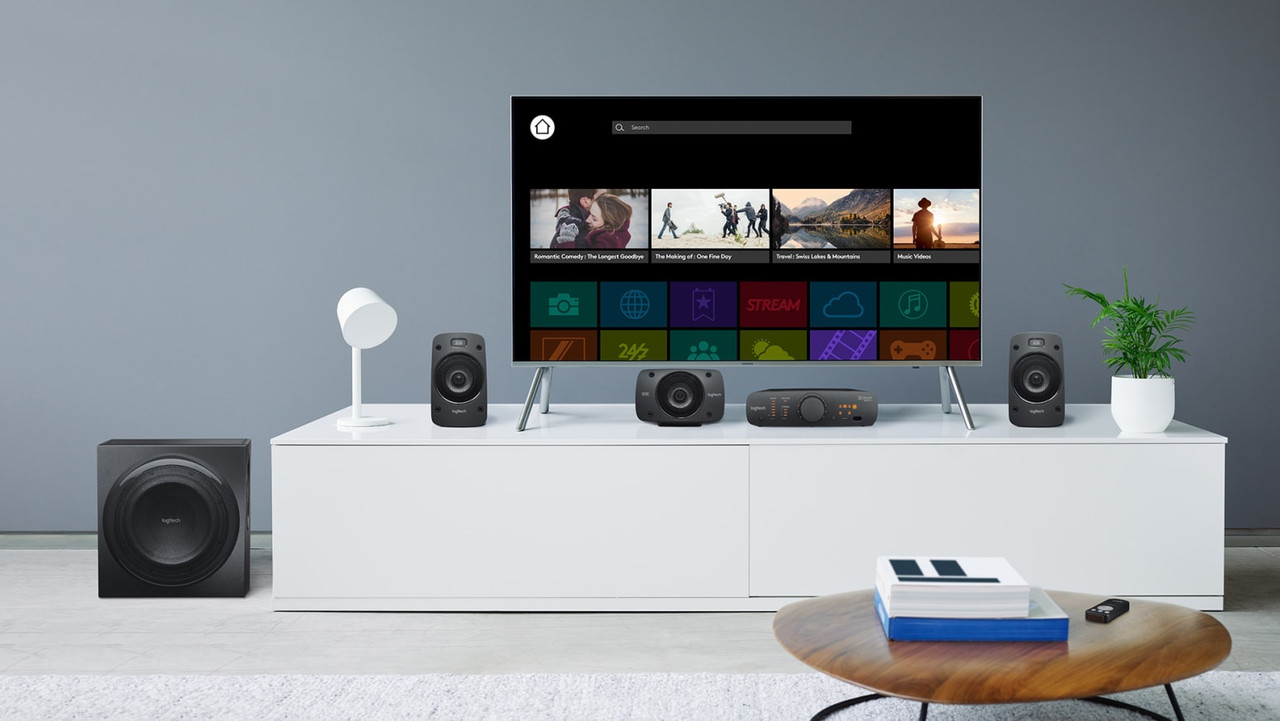 Ilustración del sonido envolvente 5.1 con Dolby Digital y DTS.