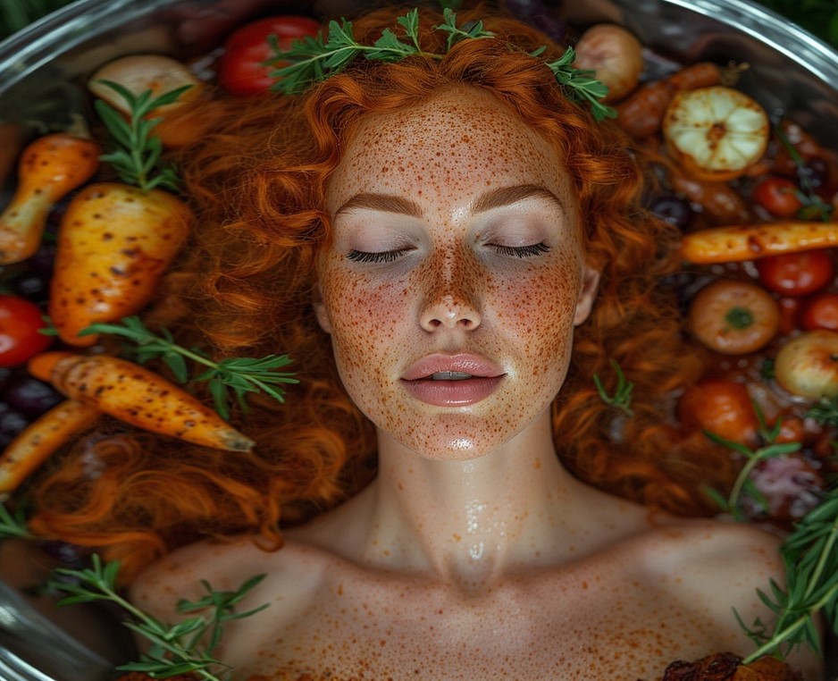 Garden wedding wom sleep begin Redhair 0 07