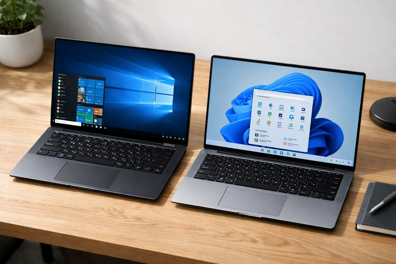 Vergelijking van Windows 10 versus Windows 11