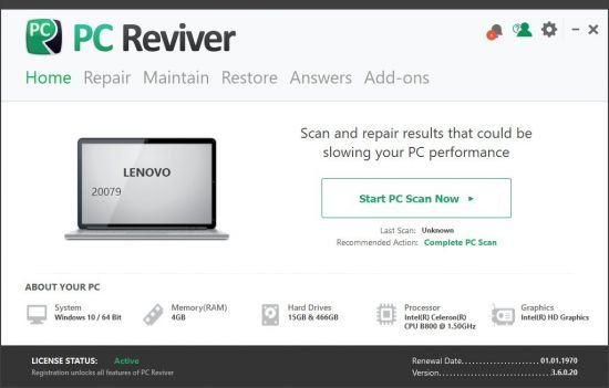 ReviverSoft PC Reviver v3.18.0.20 Multilingual