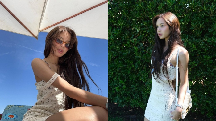 Potret cantik Lisa BLACKPINK pamer penampilan tanpa poni saat menikmati momen liburan seru di Yunani beberapa waktu lalu.