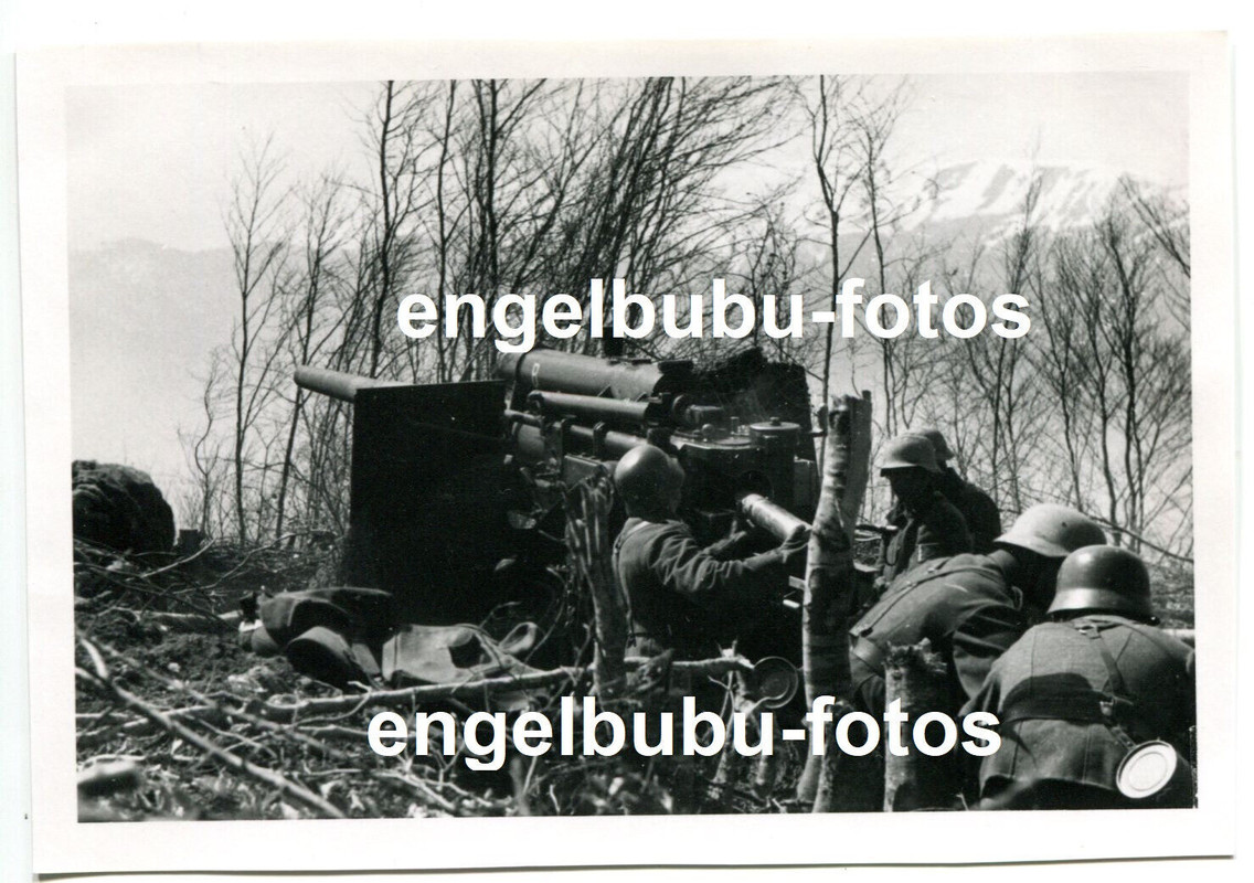 FOTO - Einsatz ALPEN LW-Flak Regiment - Frankreich  Italien - FLAK-STELLUNG (1)