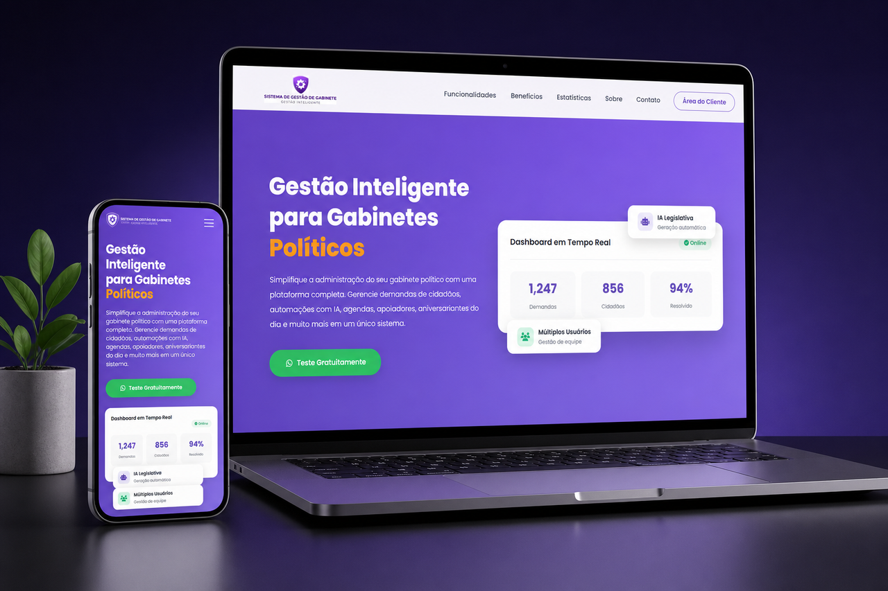 Gabinete Parlamentar - Site Político