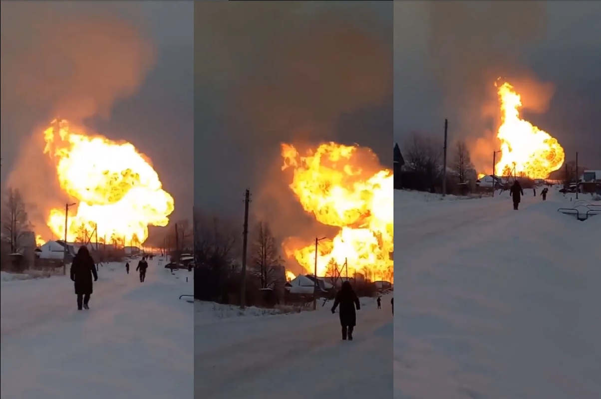 Gasoducto en Rusia fue consumido por feroz incendio, hay tres muertos