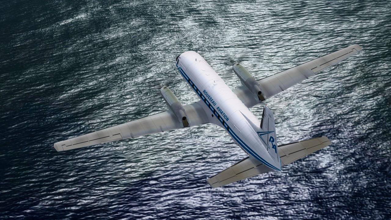 Hawker-Siddeley-bi-turbofan-low-over-sea
