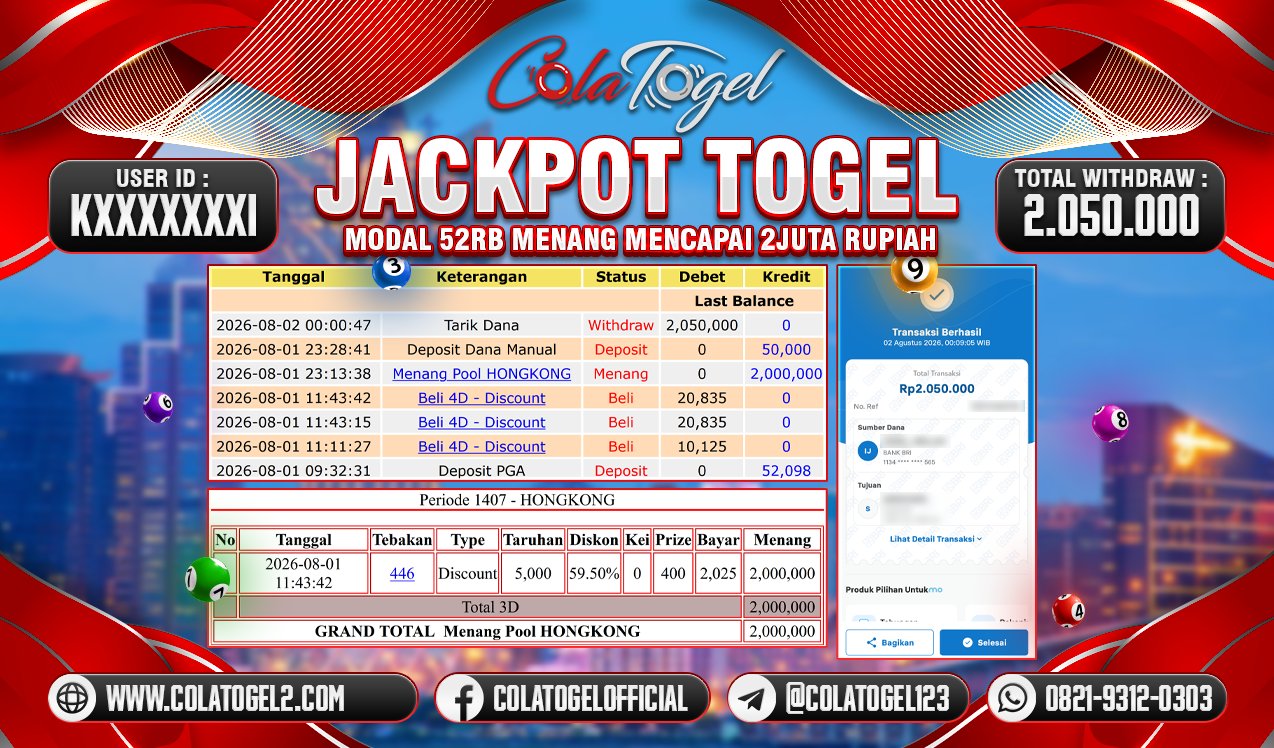 JACKPOT HONGKONG LOTTO!!