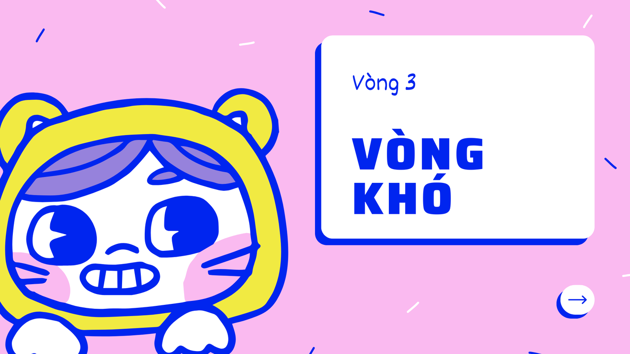 Vàng Xanh dương Hồng Trắng Vui nhộn Trẻ em Ảo Đố vui Bài thuyết trình