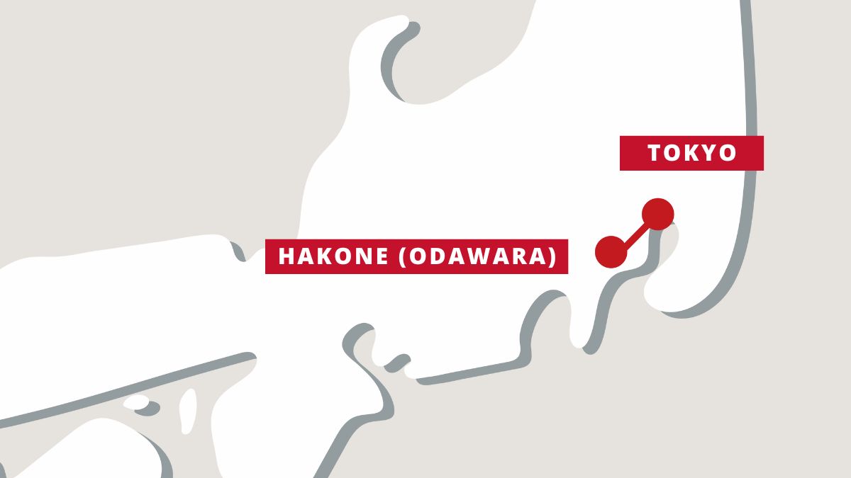 hakone tokyo train map