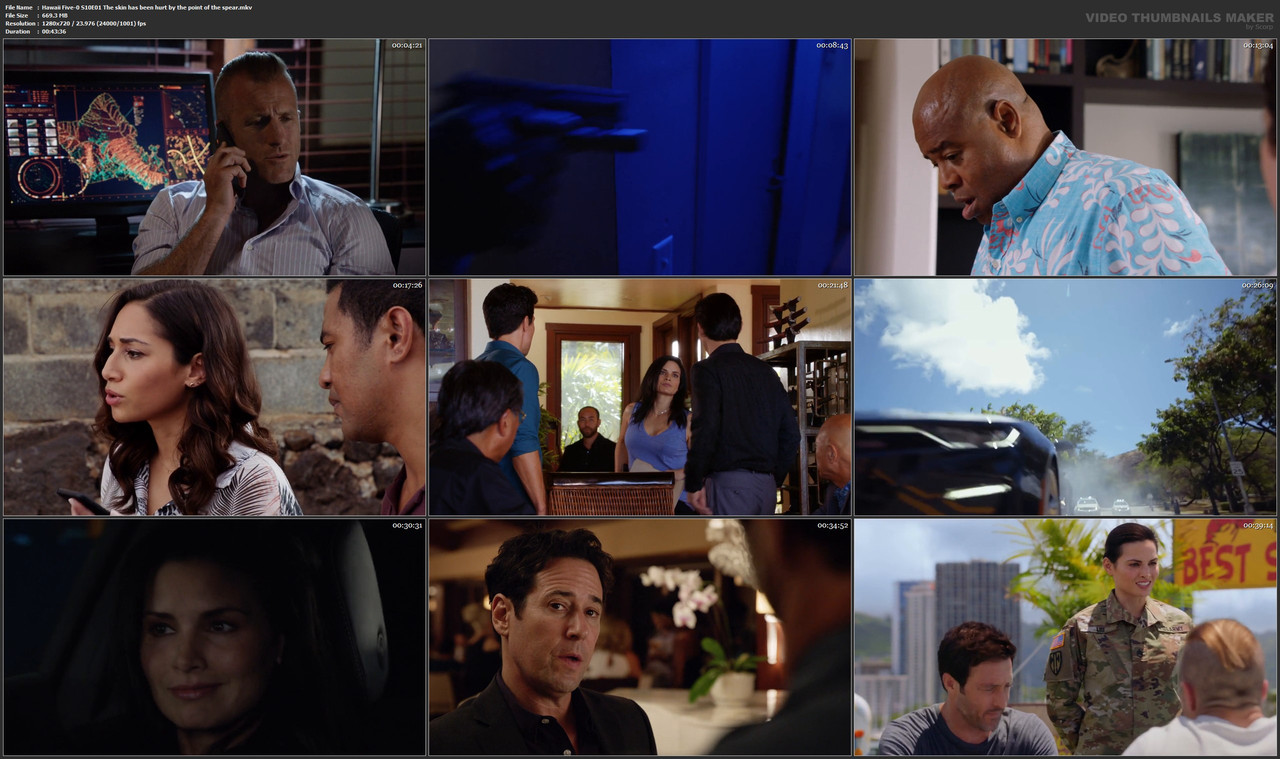 Hawaii Five-0 S10E01 The skin has been hurt by the point of the spear.mkv